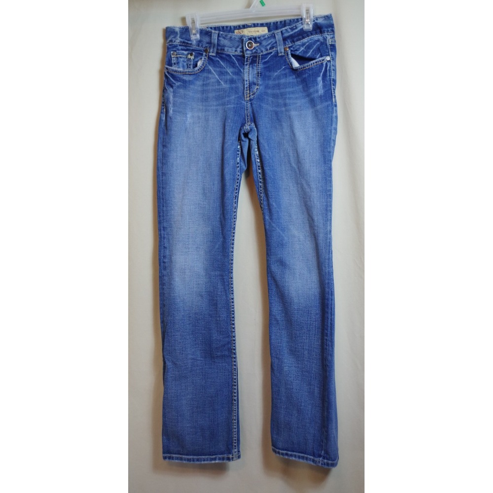 BKE Culture Bootcut Jeans Womens 30x33.5 Medium Wash Stretch Denim BK17124L